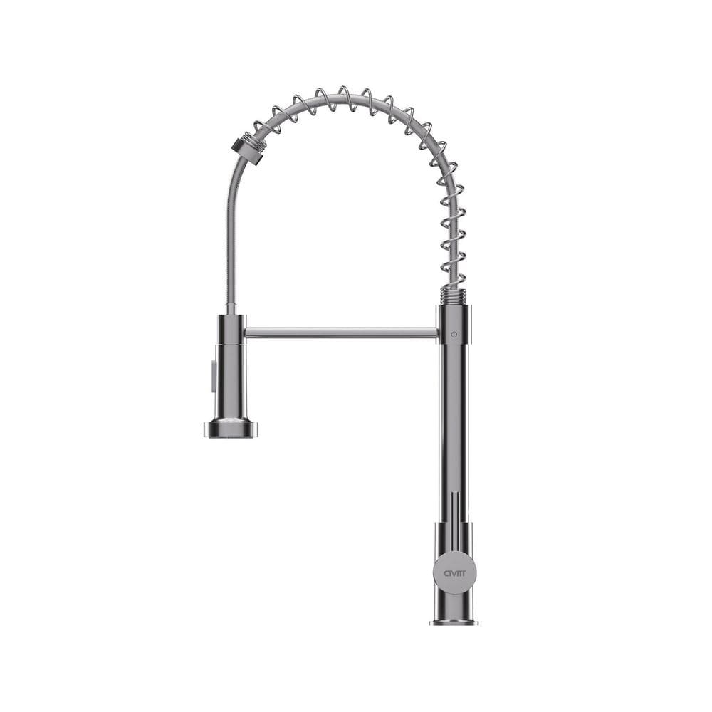 Torneira para Cozinha Gourmet Misturador Monocomando Cinza