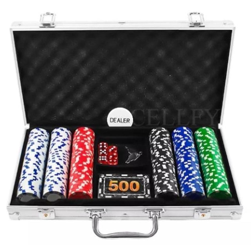 Maleta De Poker Marca Luatek - Com 300 Fichas Sem Numeração