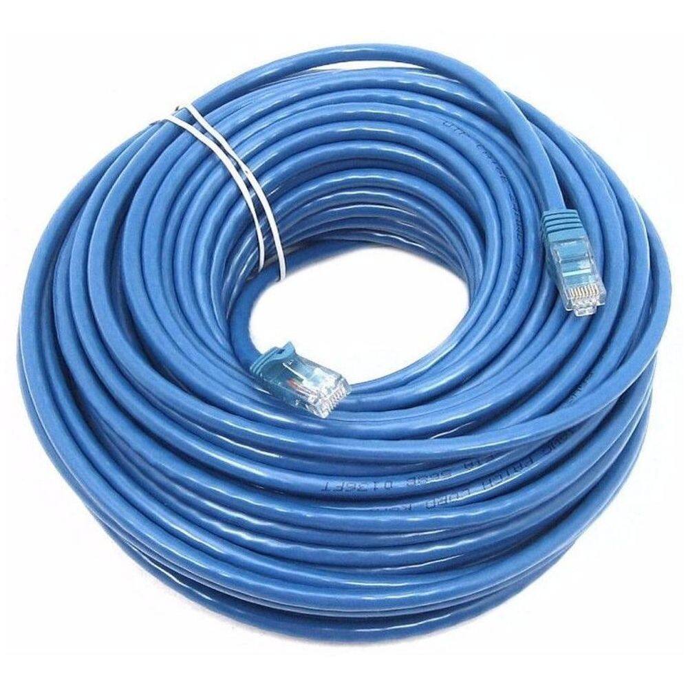 Cabo De Rede Cat5E De 30 Metros Rj45 Lan Ethernet Injetado
