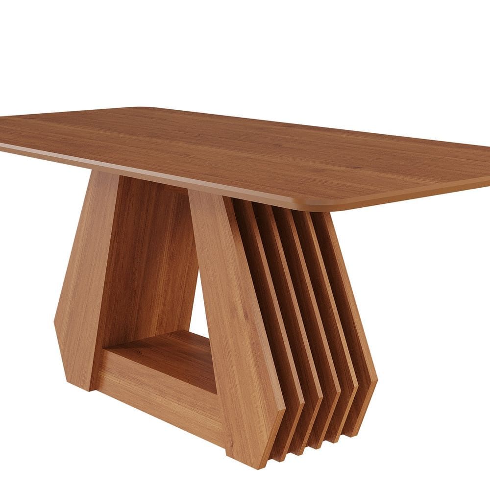 Mesa Agata 180 Cm sem Vidro Moderno Cinamomo