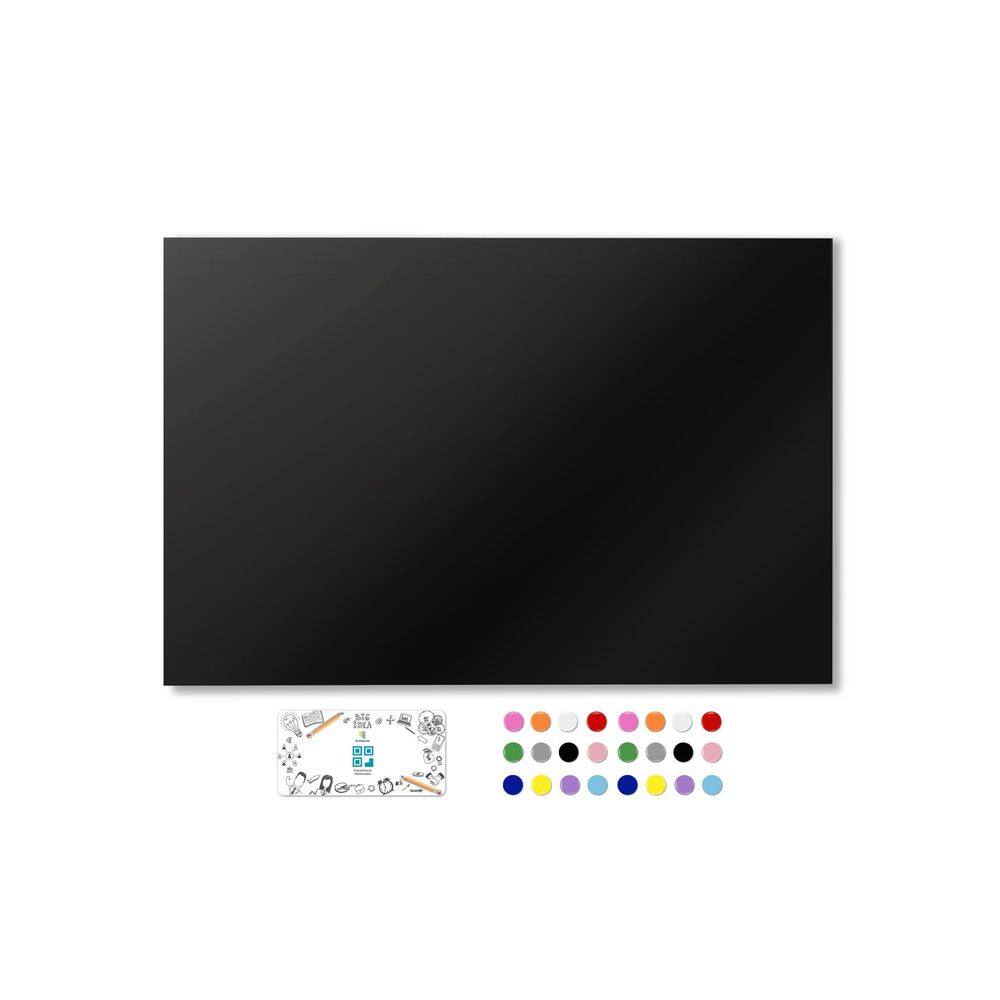 Painel Fotos, Notas + 24 Imãs + Tecnologia 40X60 - Preto