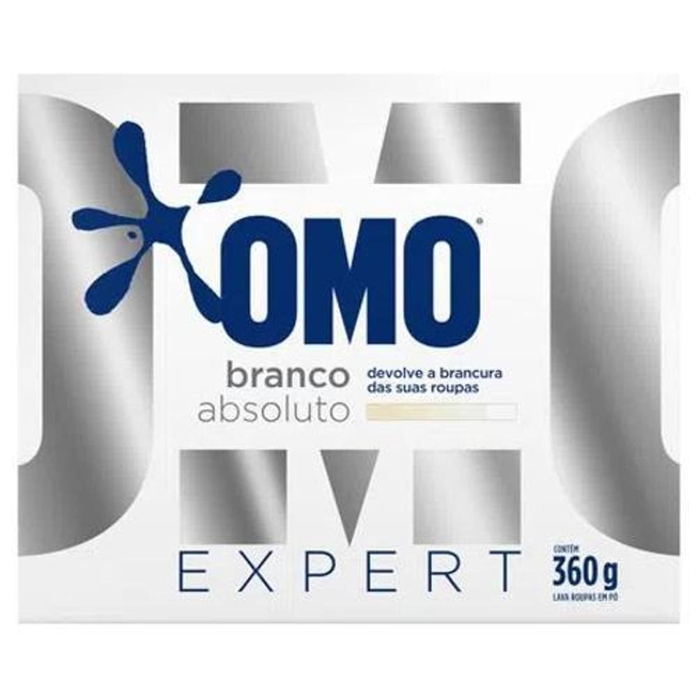 Sabao Em Po Omo 360G Branco Absoluto