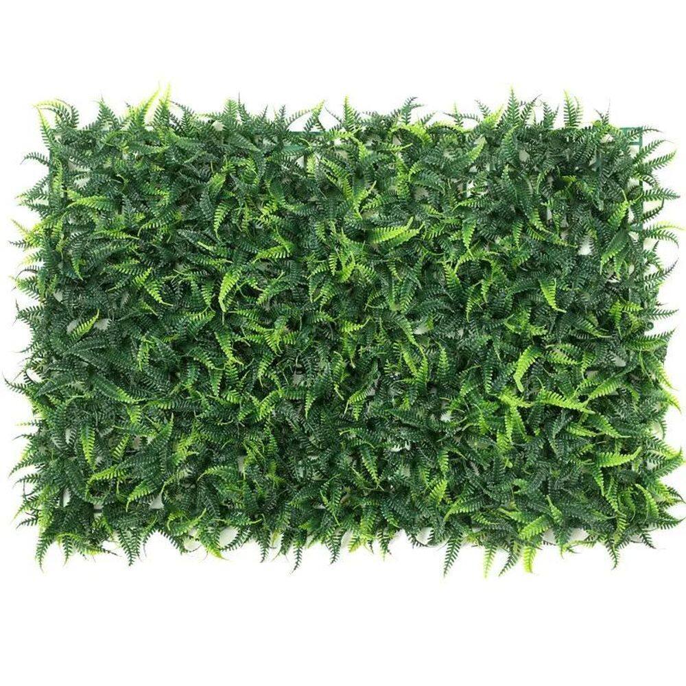Placa Samambaia Verde Escuro 40 X 60Cm Muro Inglês Jardim