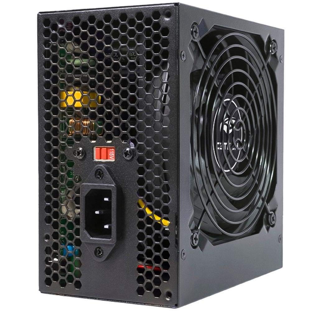 Fonte de Alimentação ATX C3Tech PS-510BK 500W S/ Cabo - Preto