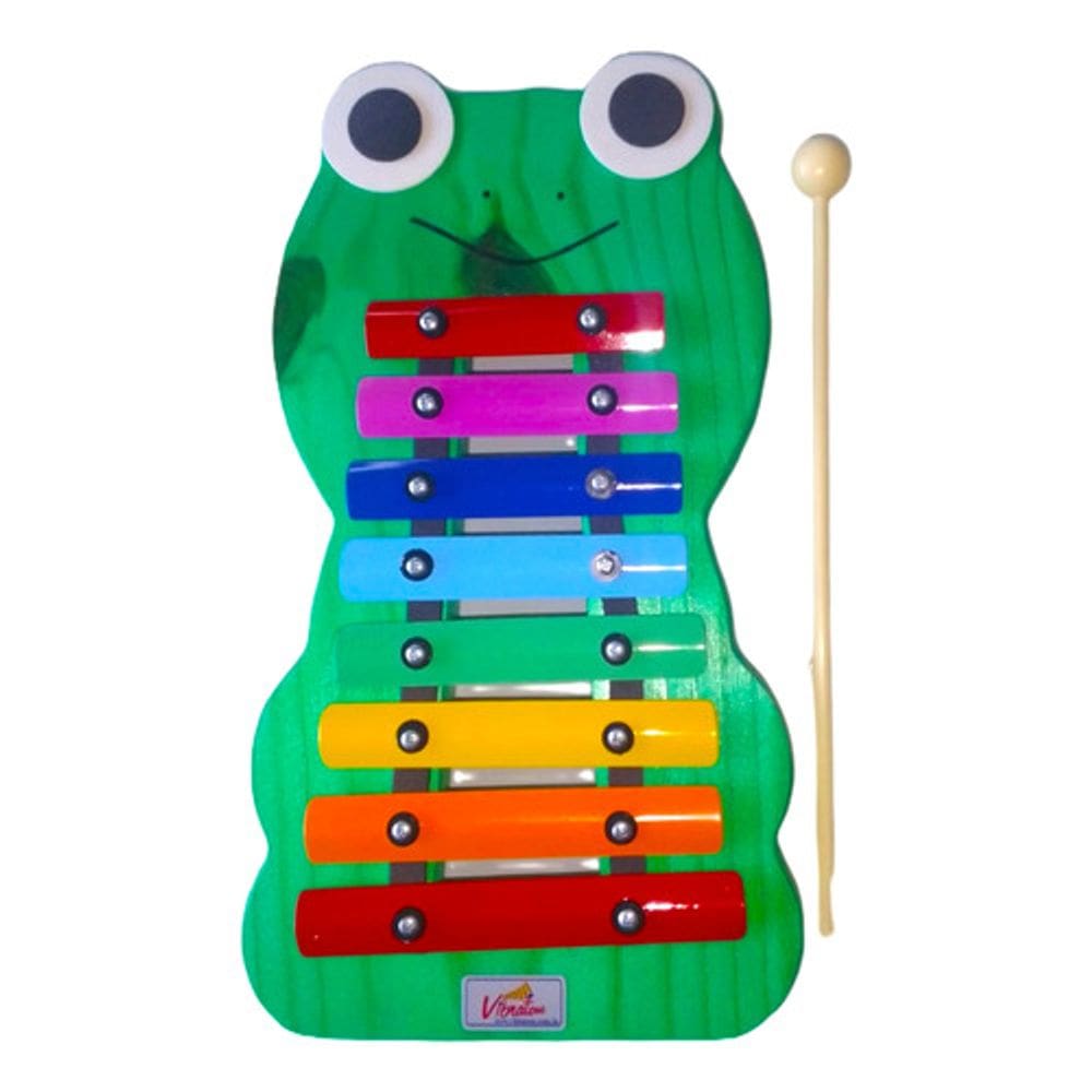 Metalofone Sapo Com 8 Teclas Coloridas Jog Vibratom P2235 Xi