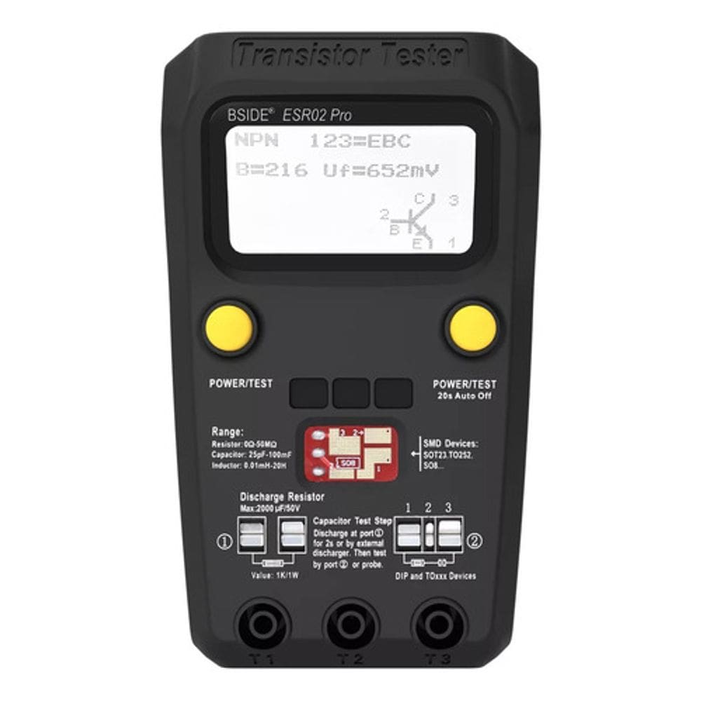 Multimetro Capacitor Bside Esr02 Pro Multifuncional Digital