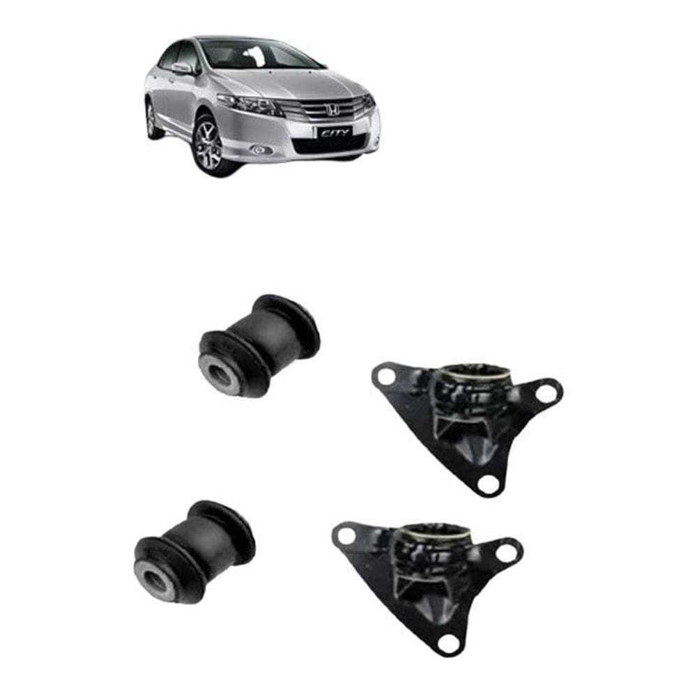Kit 4 Buchas Bandeja Honda New City Apos 2009