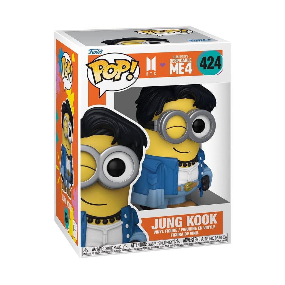 Boneco de vinil Funko Pop! Rocks Minions x BTS Jung Kook 11 cm