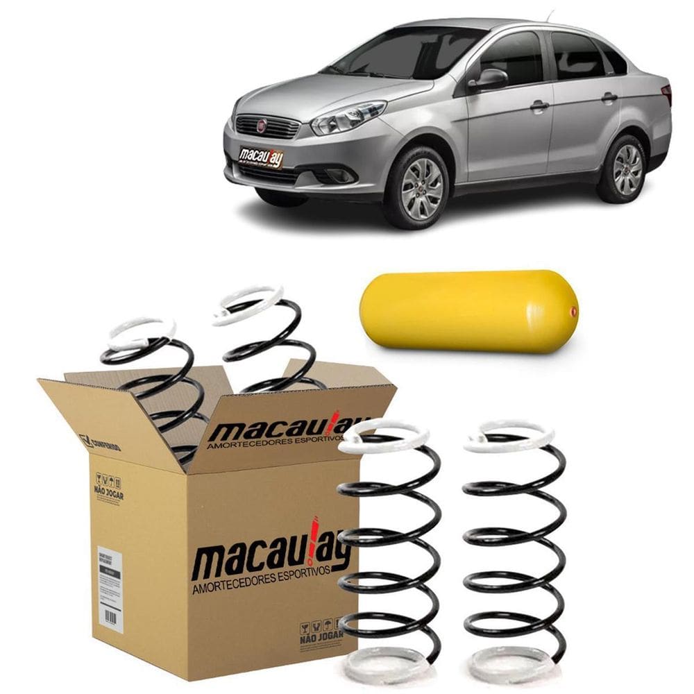 Par De Molas Gnv Traseira Fiat Gran Siena