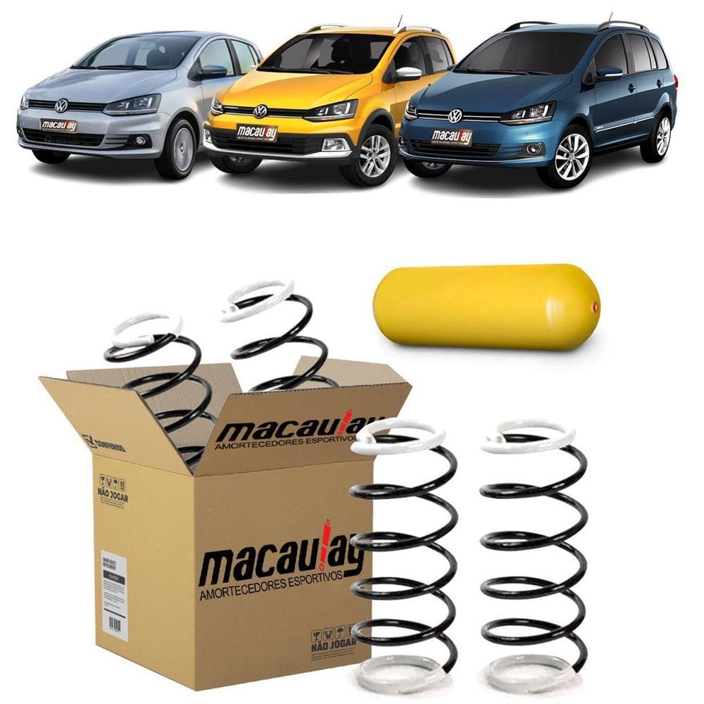 Molas Reforçadas Gnv - Volkswagen Crossfox 2011