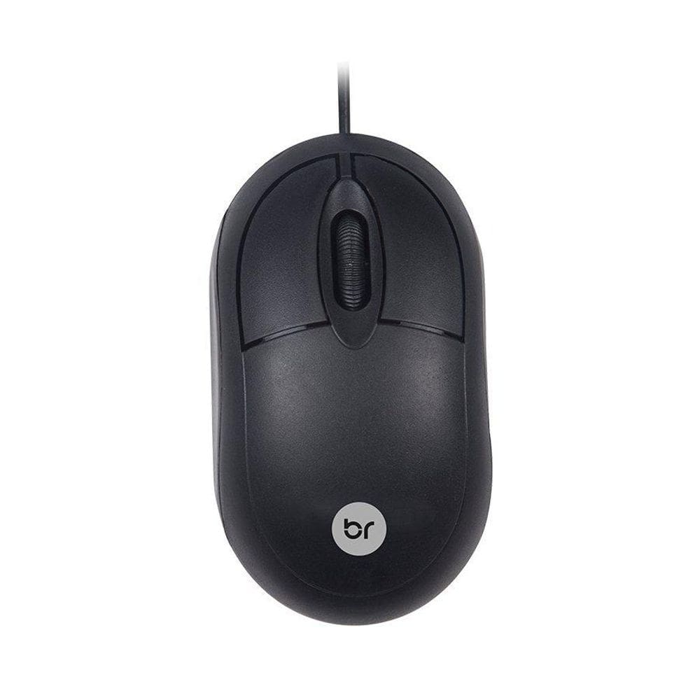 Mouse Óptico Usb Bright Preto Imediato