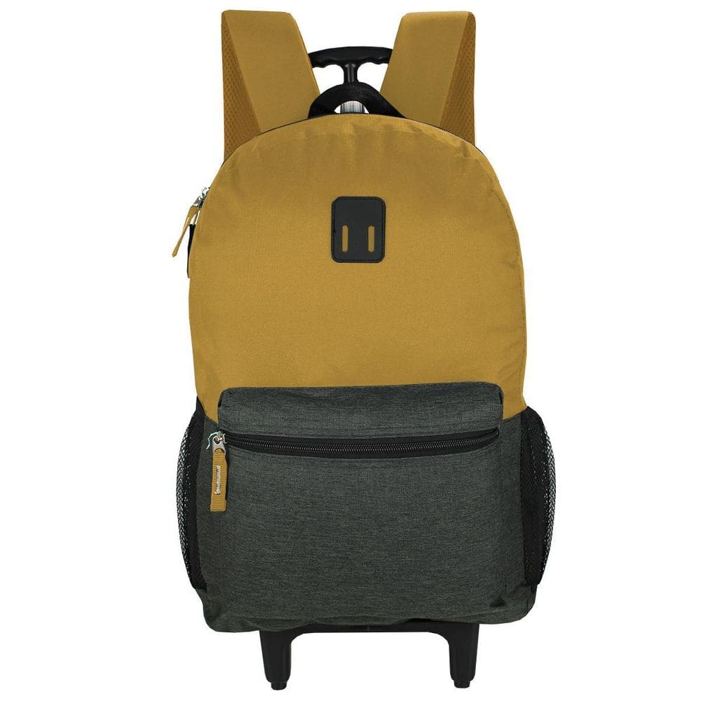 Mochila Escolar Rodinhas Estampa Casual 44cm | Marca XYZ