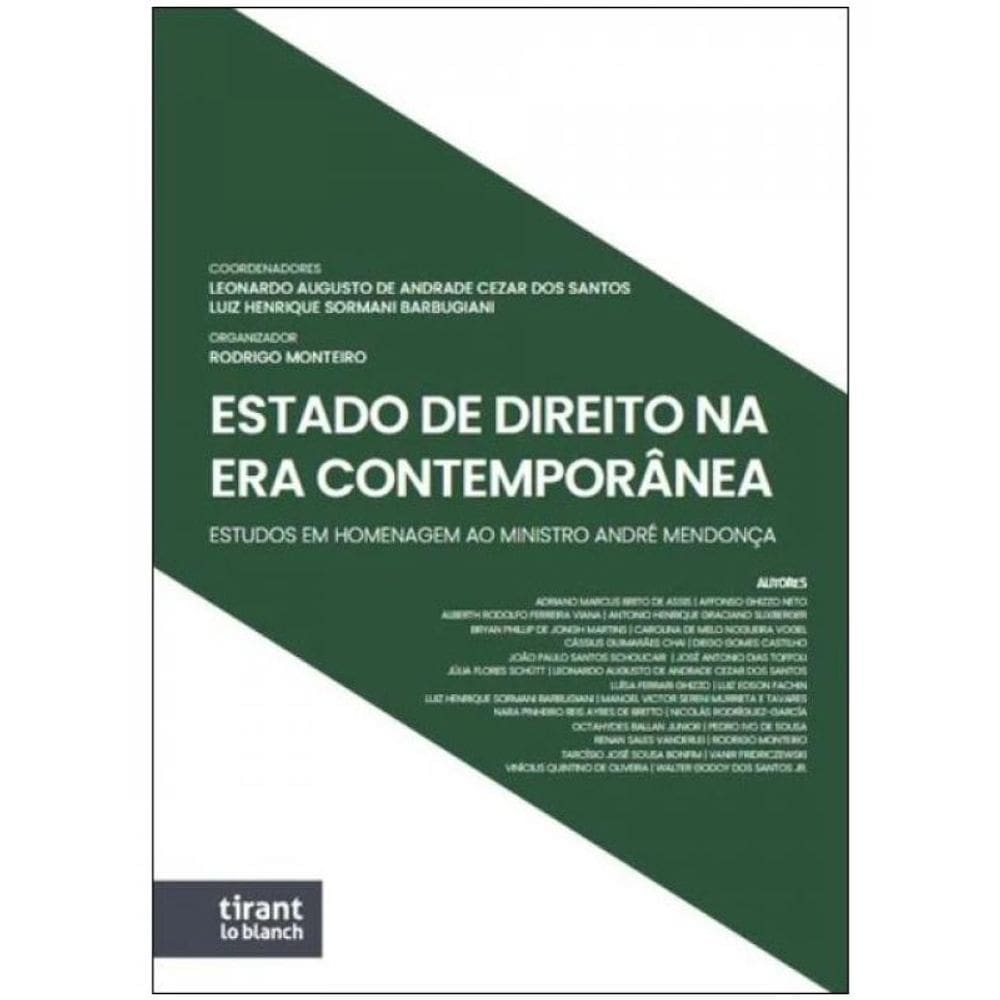Estado De Direito Na Era Contemporânea - 2024