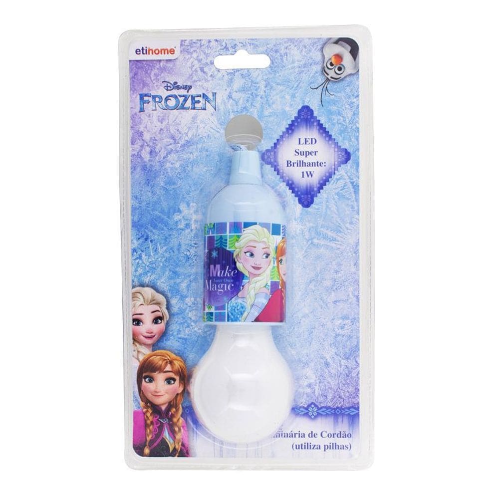 Luminária Com Cordão Frozen - Etitoys