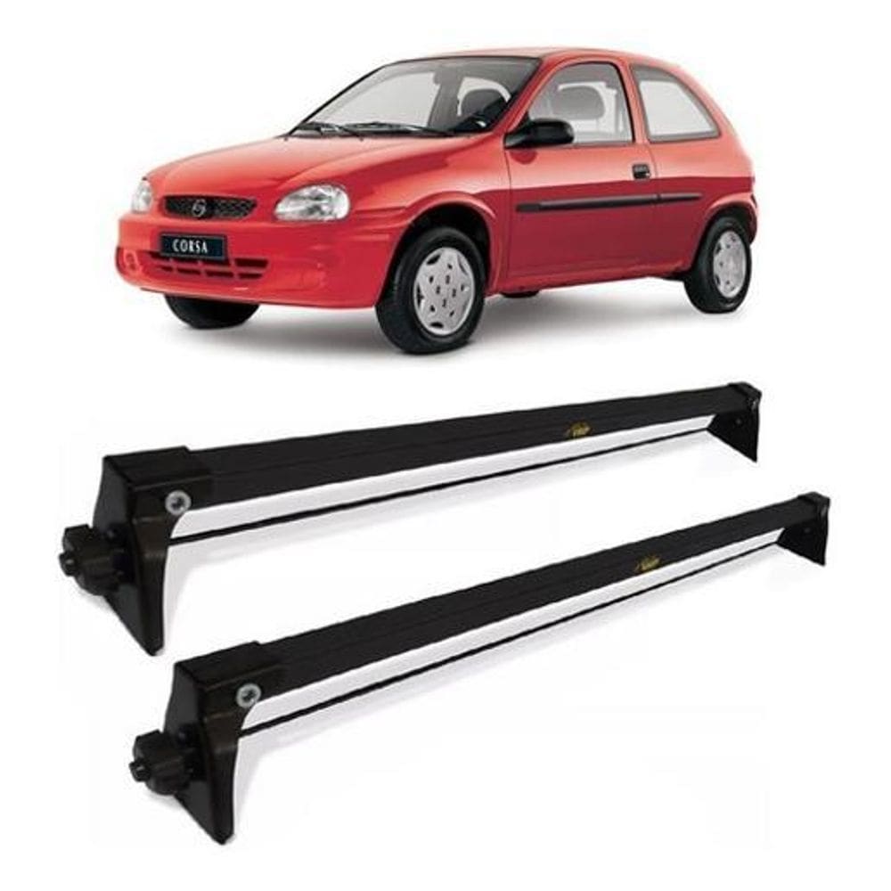 Rack De Teto Corsa Hatch Preto 45kg - VHIP