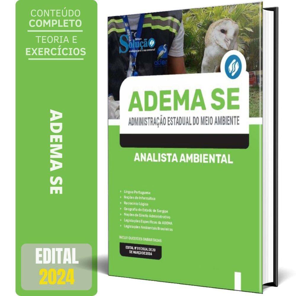 Apostila Adema Se 2024 - Analista Ambiental