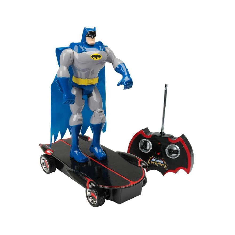 Boneco articulado batman skatista com controle andide