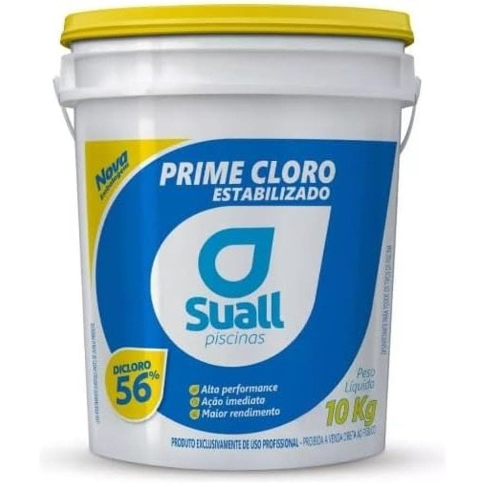 Prime Dicloro Granulado Estabilizado Balde Com 10Kg Suall