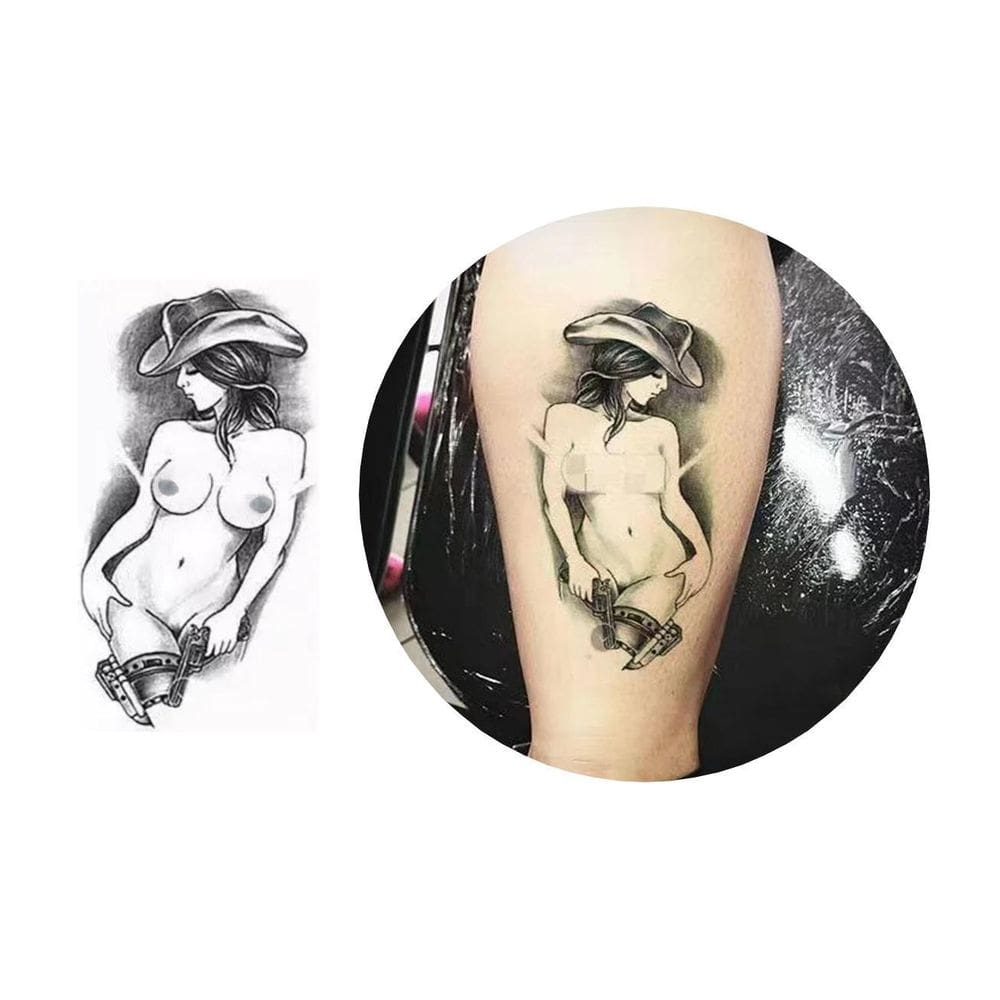 Tatuagens Temporárias Cowgirl Badgirl