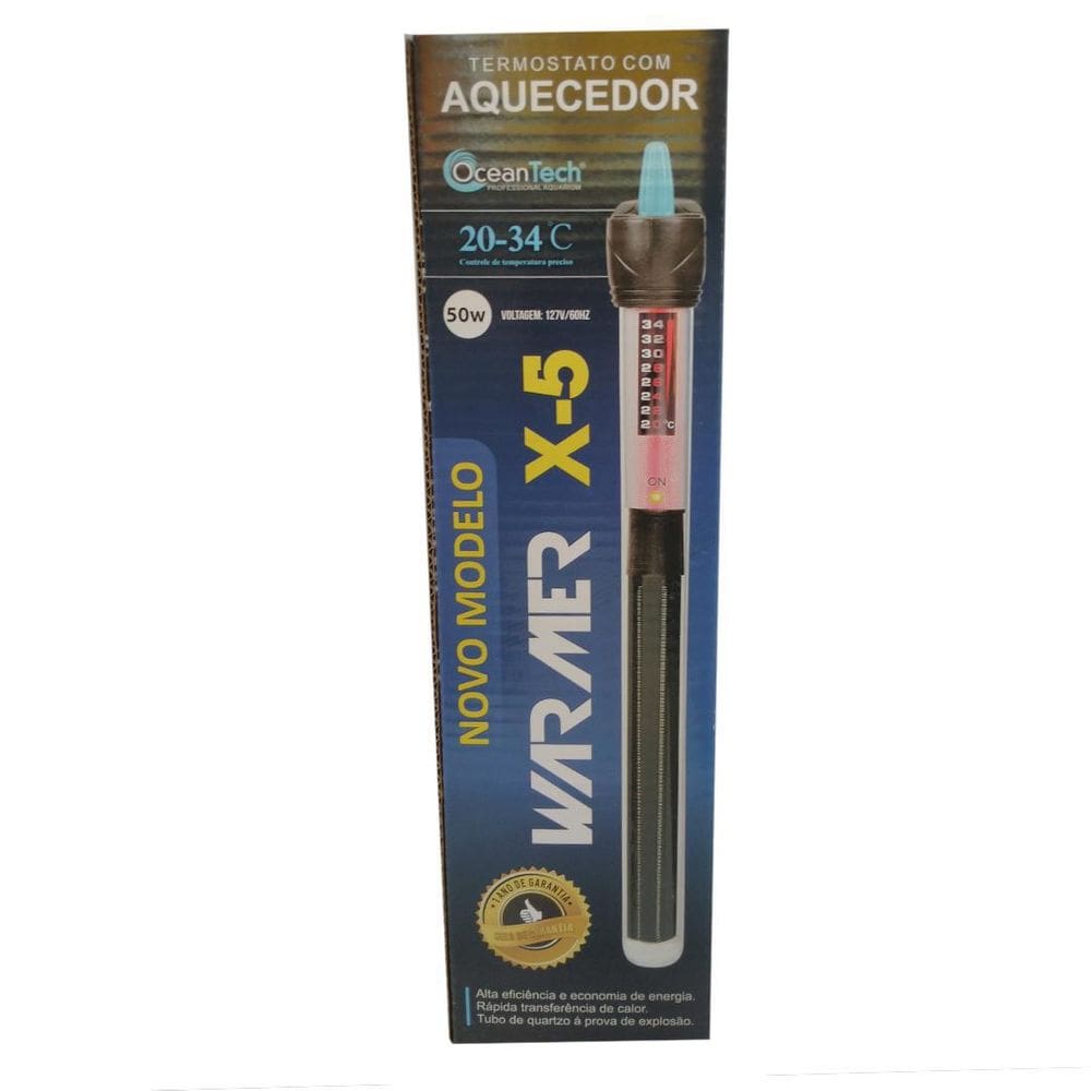 Termostato Aquecedor X5 50W - 220V - Ocean Tech