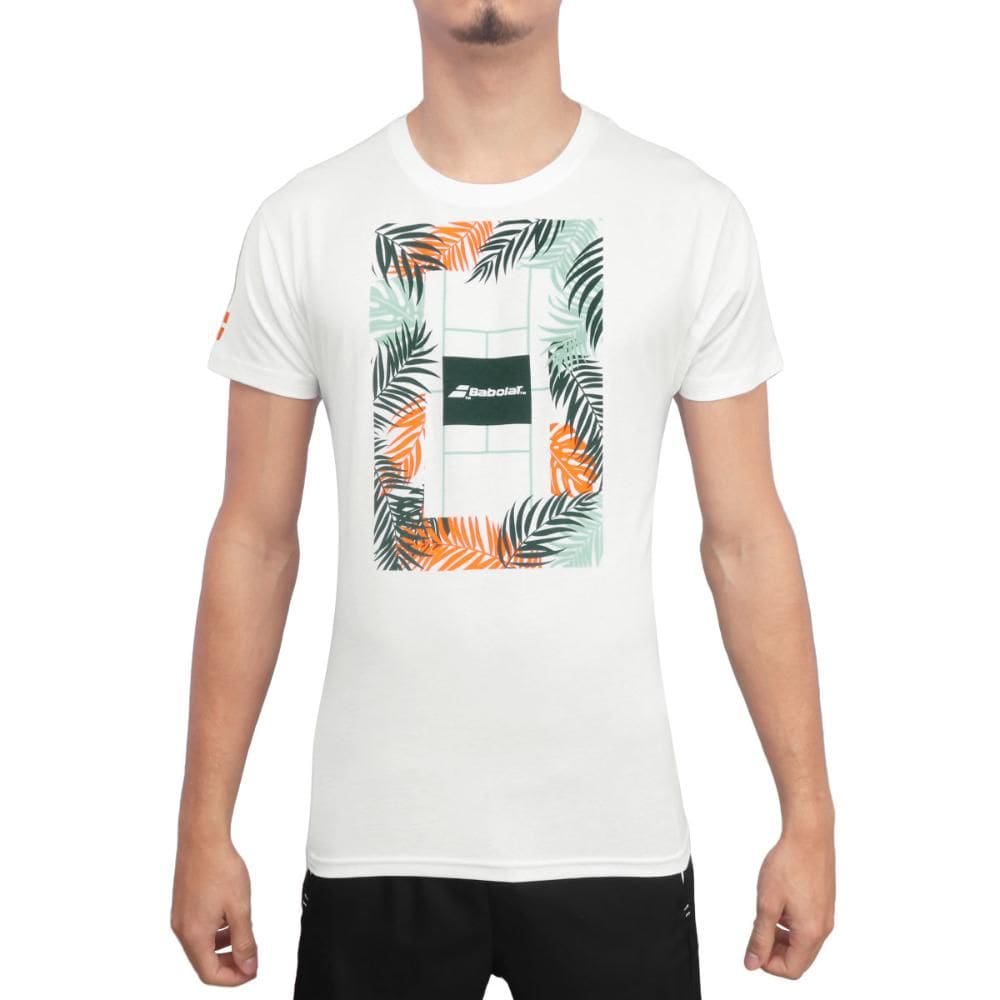 Camiseta Babolat Exercise Message Tee Branca
