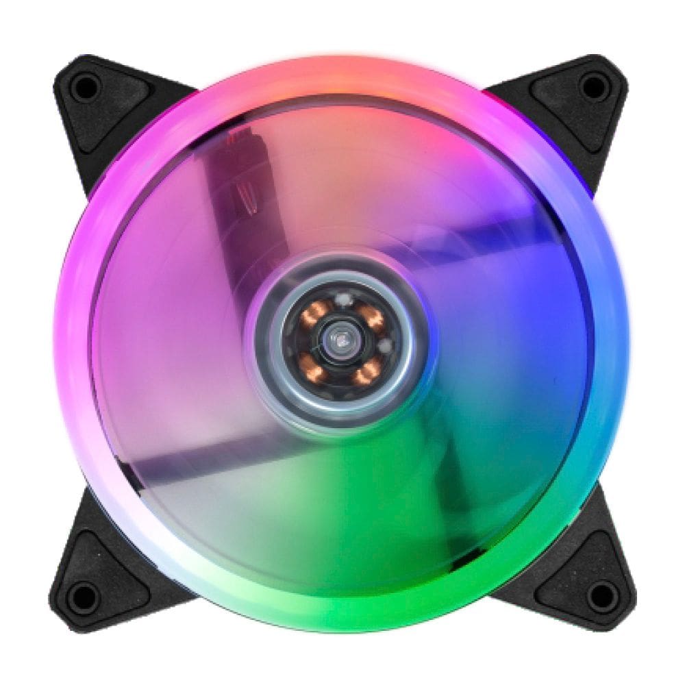Cooler Fan K-Mex Aa-Faf1 Rainbow 120Mm Preto Aafaf136atsjb0x