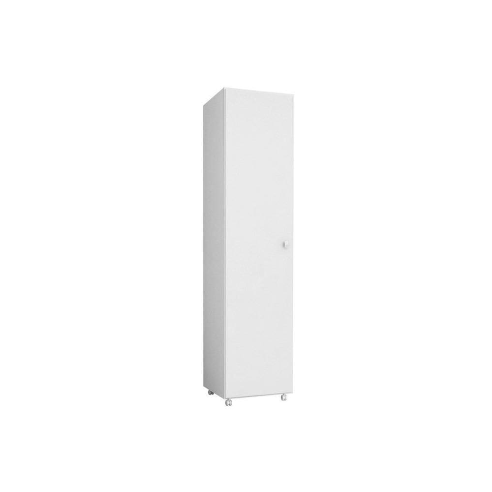Armário Multiuso Sala AM3100 c/ 1 Porta e Pés Branco - Tecno Mobili