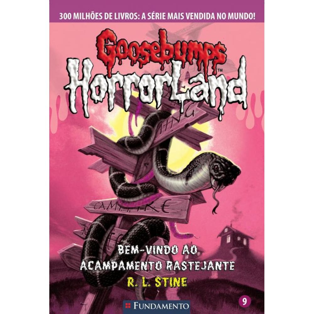 Livro Goosebumps Horrorland BemVindo Acampamento Rastejante