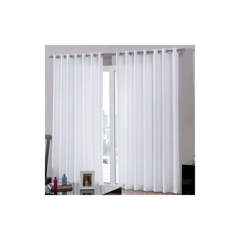 Cortina Bella Janela 540x250 cm Duplex Bellini Branco