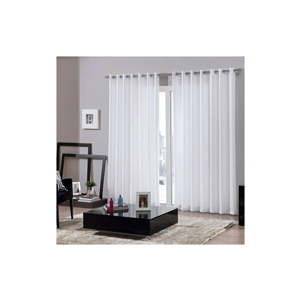 Cortina Bella Janela 420x230 cm Duplex Bellini Branco