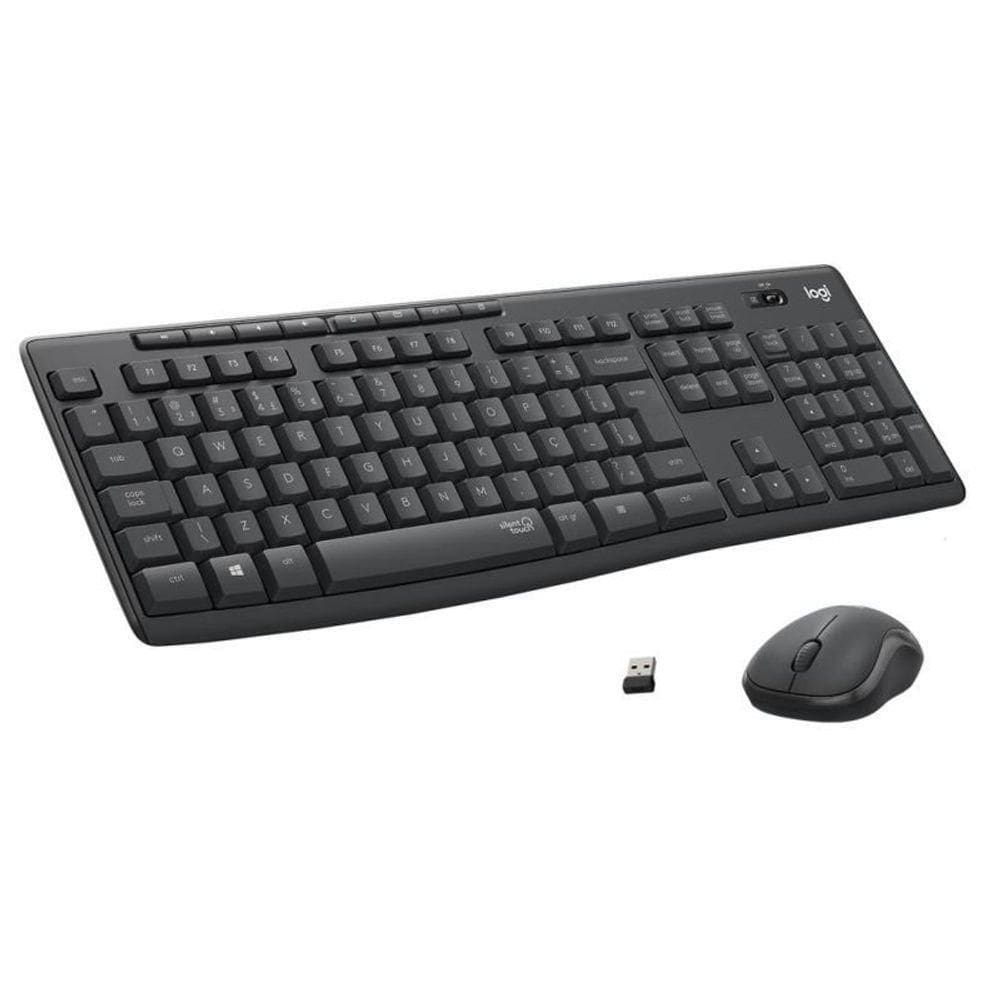 Kit Teclado E Mouse Sem Fio Logitech Silent Mk295