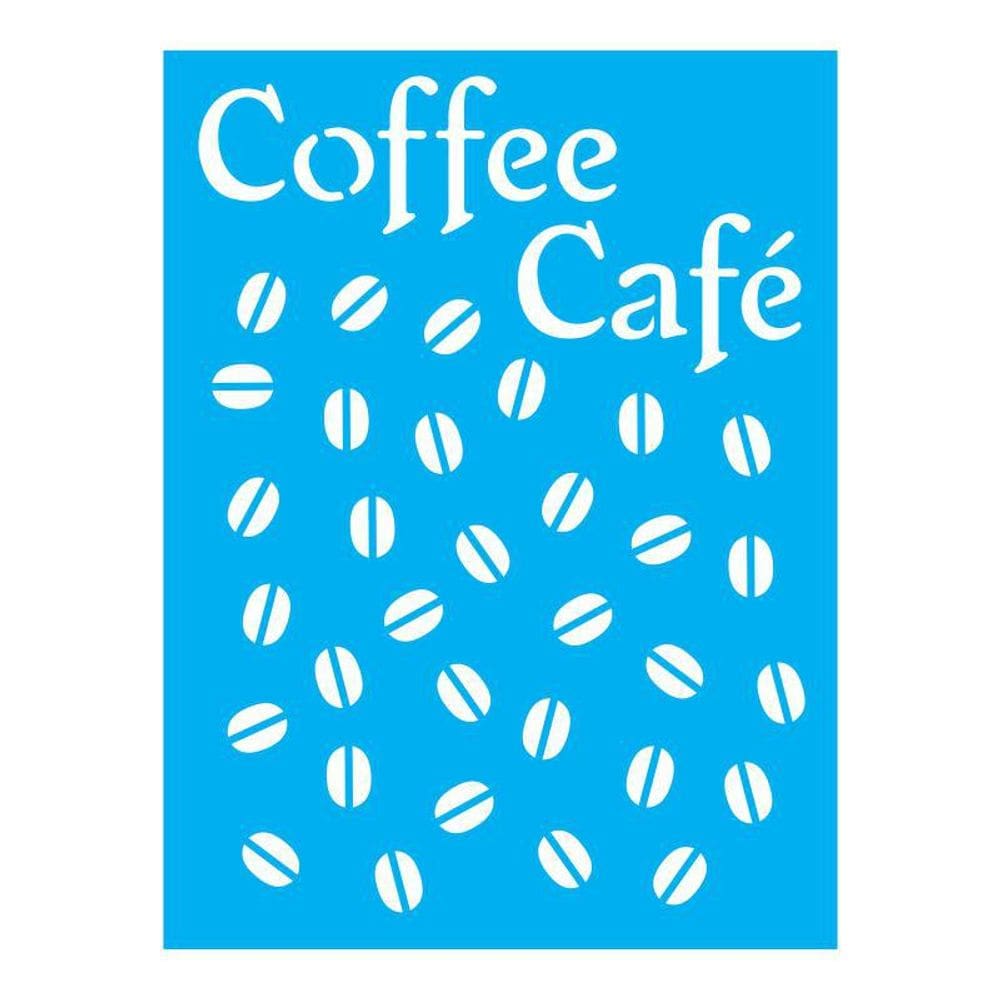 Stencil Tamako Coffee Café - 15X20Cm - Ref 864