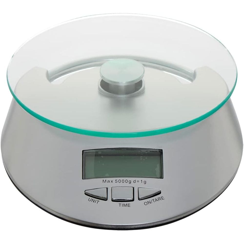 Balança Digital em Base de Vidro para Cozinha 5kg Mimo Style