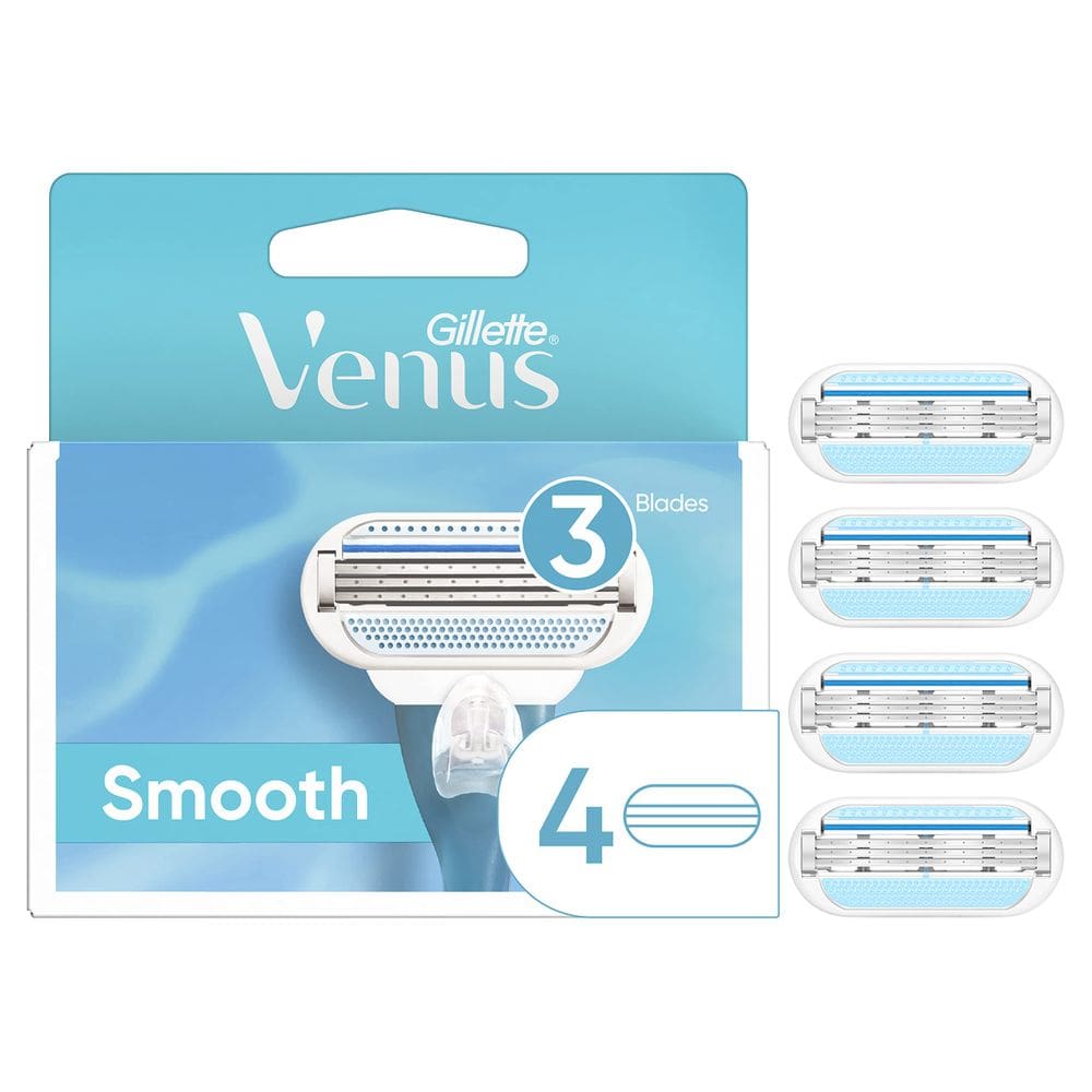 Lâminas de barbear femininas Gillette Venus, 3 lâminas