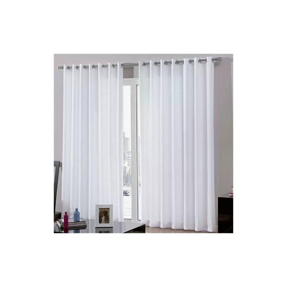 Cortina Bella Janela 300x230 cm Duo Bellini Branco
