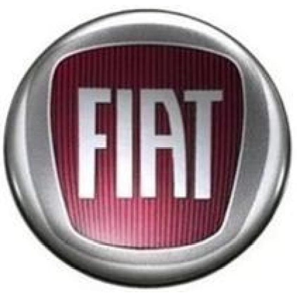 Jogo Emblema Resinado Fiat Vermelho Roda Calota Centro 65mm
