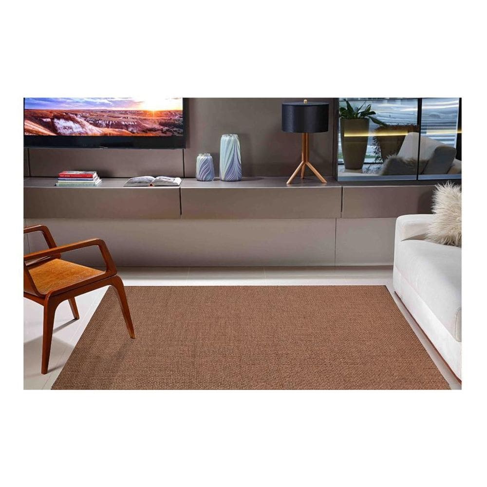 Tapete Sisal Buzios Maresia 70 Marrom 150X200 Cm Lavavel