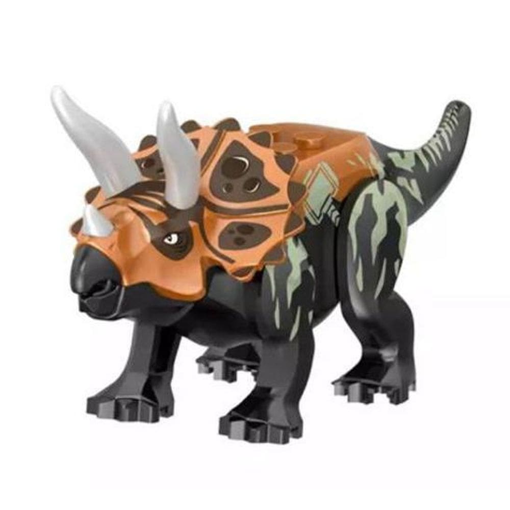 Boneco Blocos De Montar Dinossauro Styracossaurus