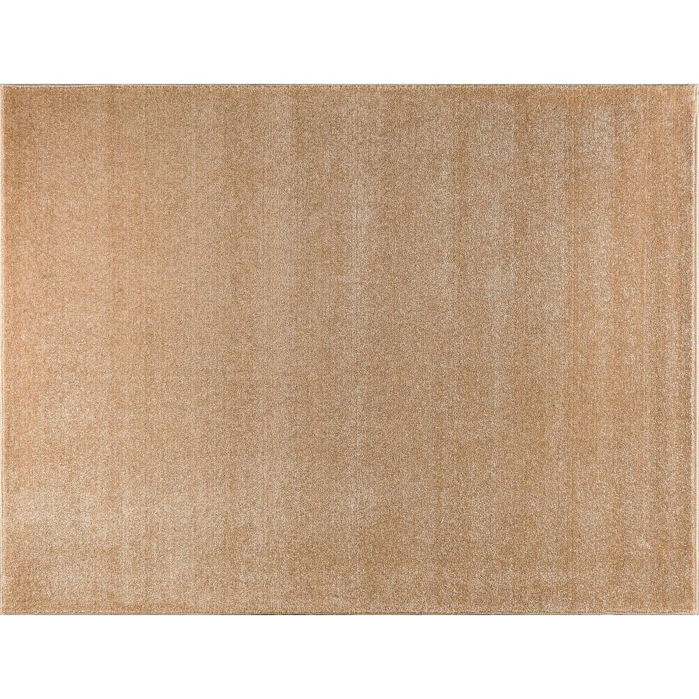 Tapete Sala 200X300 Cm Alto Relevo Realce Liso 72 Bege