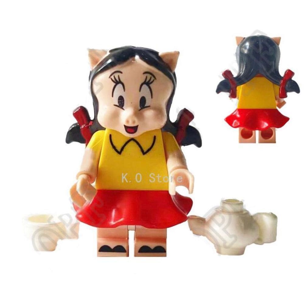 Boneco Blocos De Montar Looney Petunia Pig Space Jam
