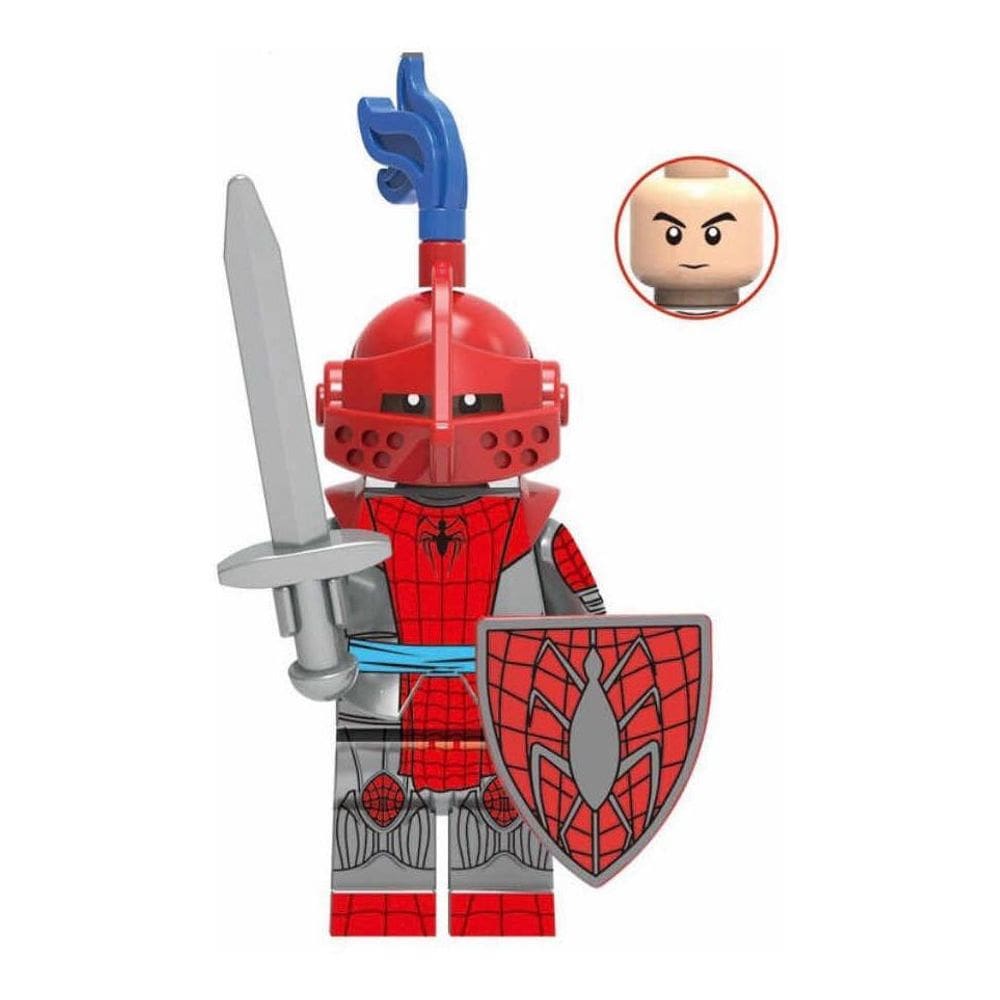 Boneco Blocos De Montar Homem Aranha Cavaleiro Multiverso