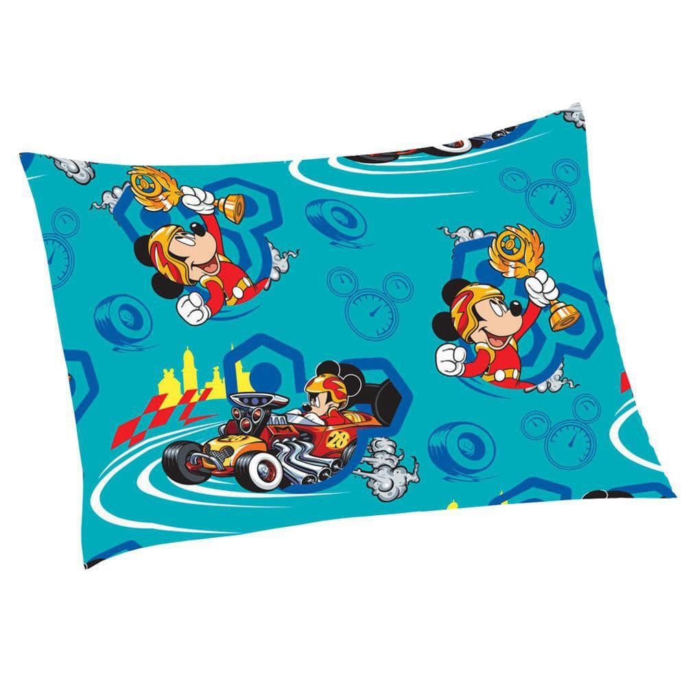 Fronha Infantil Mickey Aventura Sobre Rodas 50x70Cm