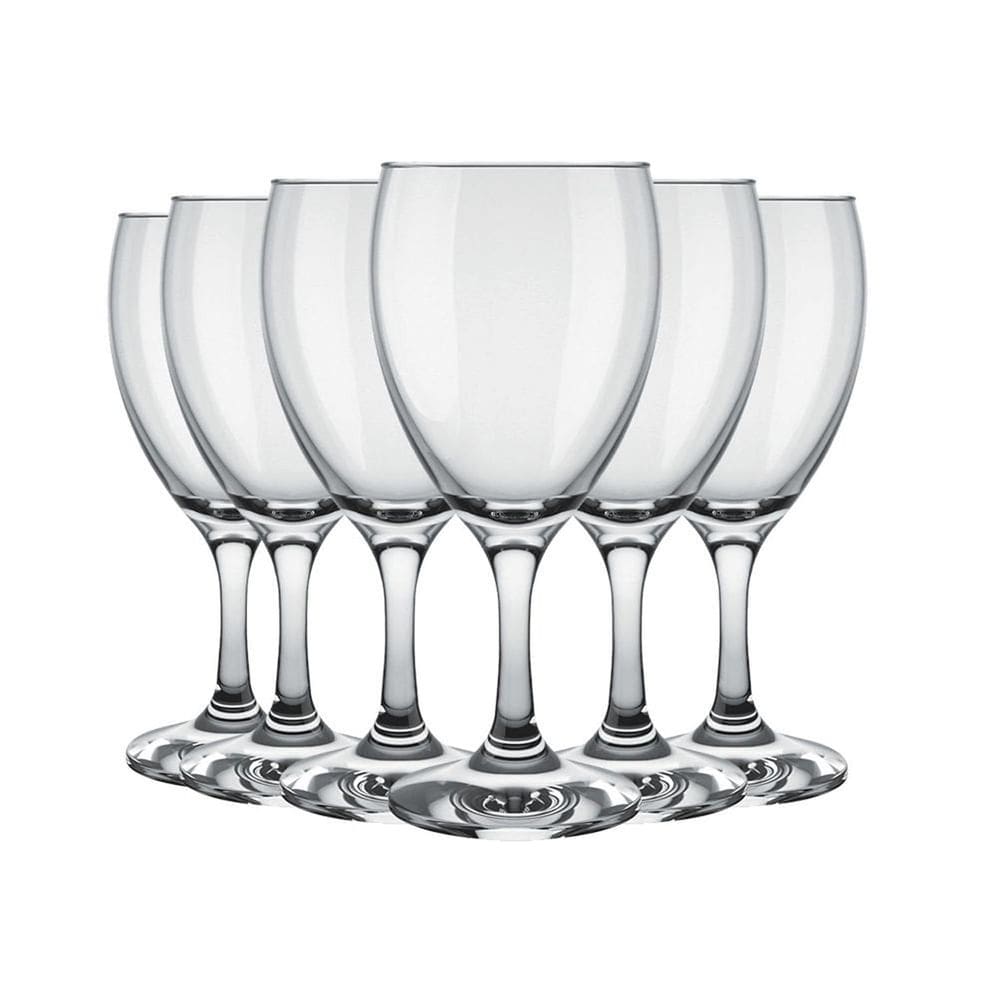 Taça para Vinho e Água Windsor 300ml 6 Unidades - Nadir 7028
