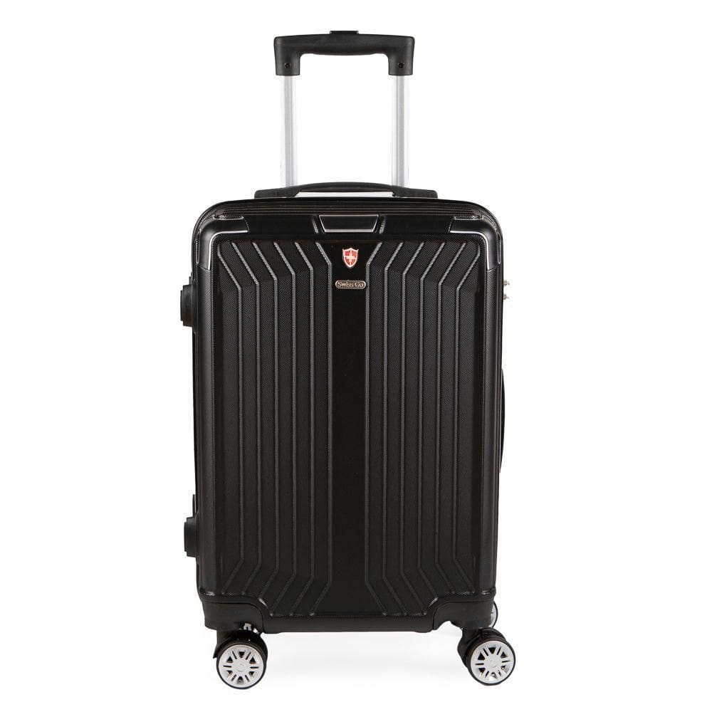 Mala De Bordo Pequena Em Abs Swiss Go Londres Cadeado Integrado Rodas Giro 360º Preto P
