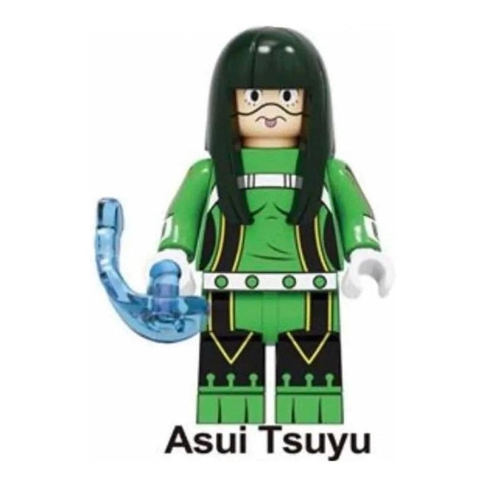 Boneco Blocos De Montar Asui Tsuyu My Hero Academia