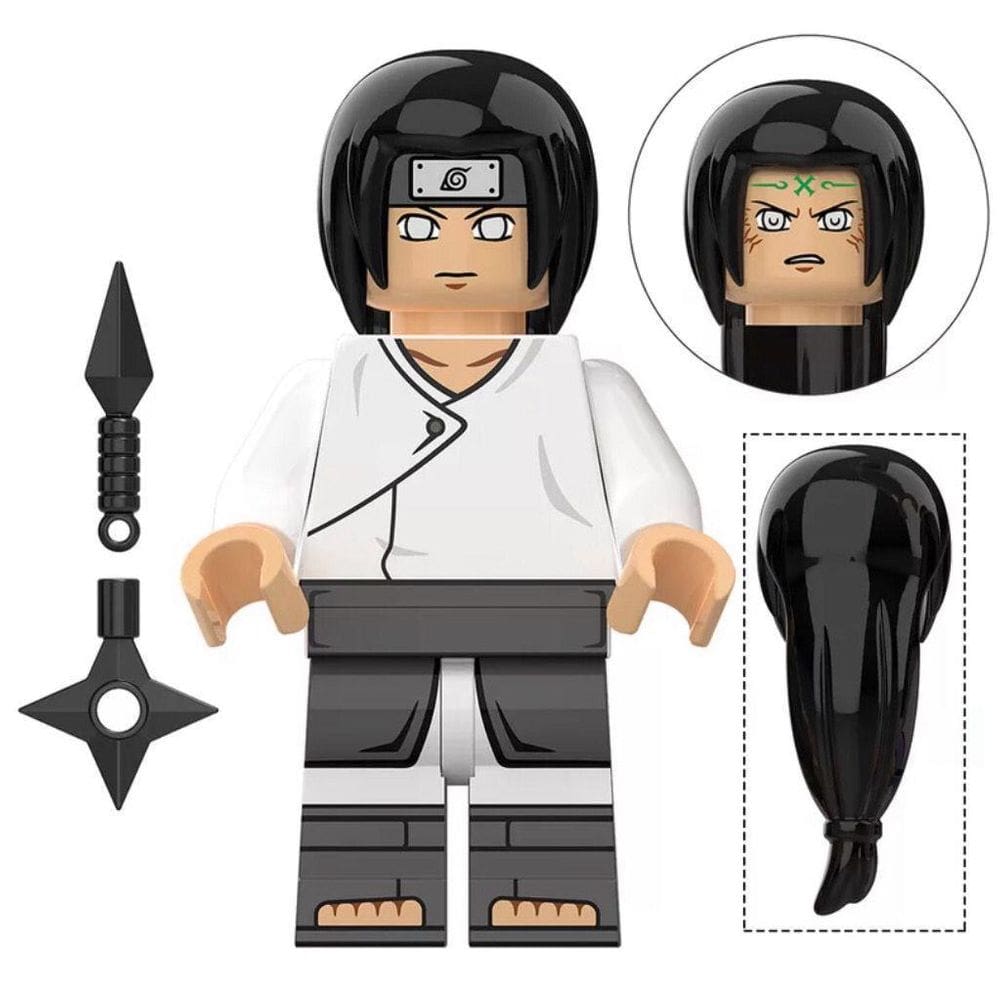 Boneco Blocos De Montar Hyuga Neji Naruto Ninja
