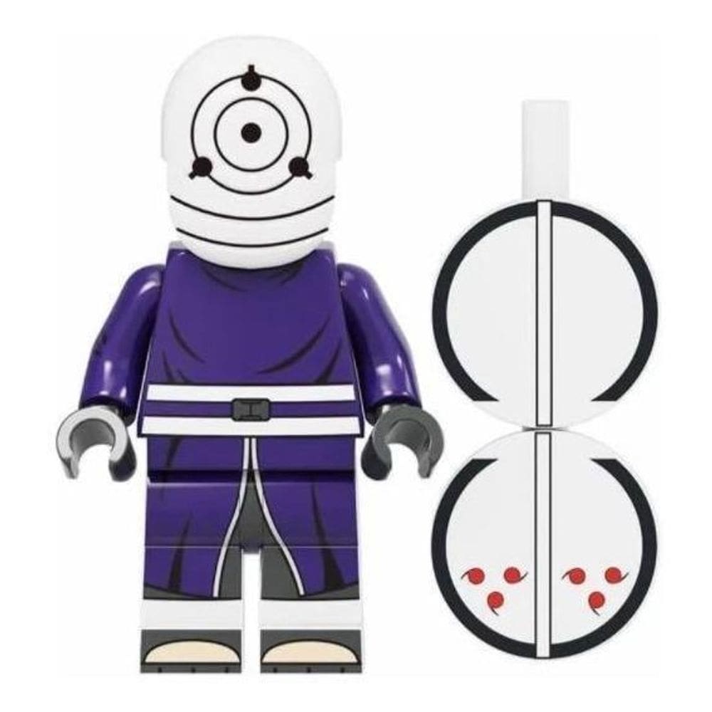 Boneco Blocos De Montar Uchiha Obito Madara Personage Naruto