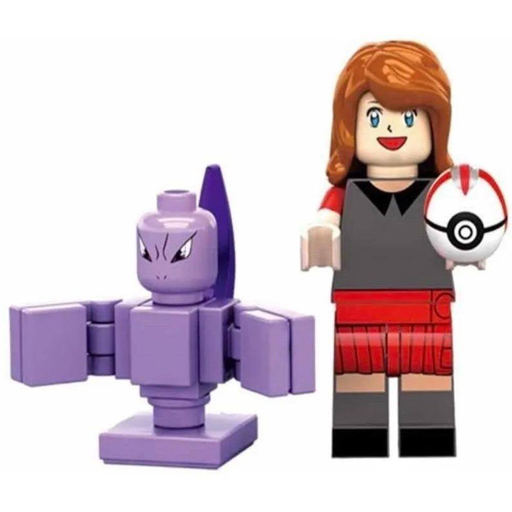 Boneco Blocos De Montar Pokémon Mew Pikachu