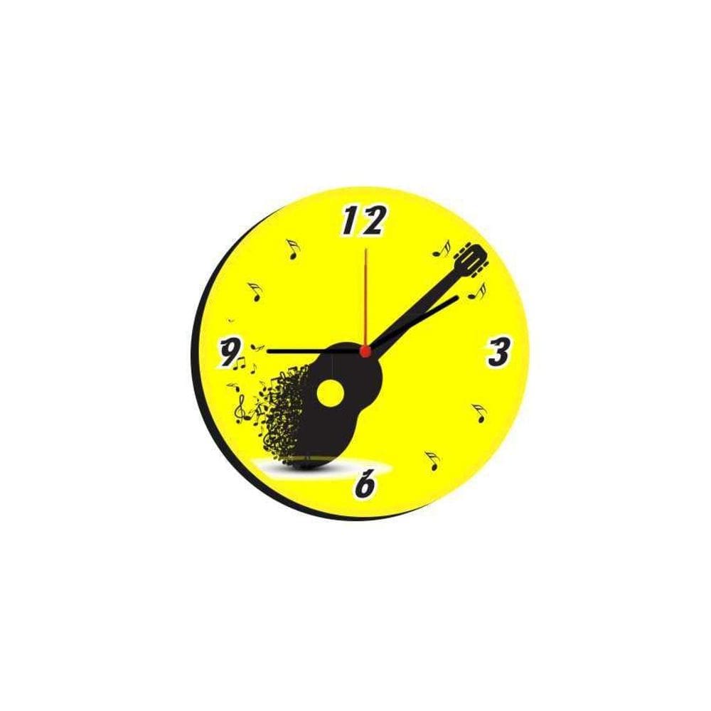 Relógio De Parede Decorativo Estilo Música 34