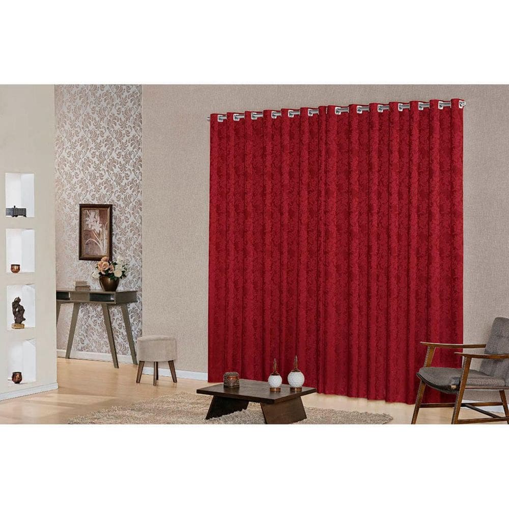 Cortina Jacquard Em Tecido Semi Blackout 4,00X2,50